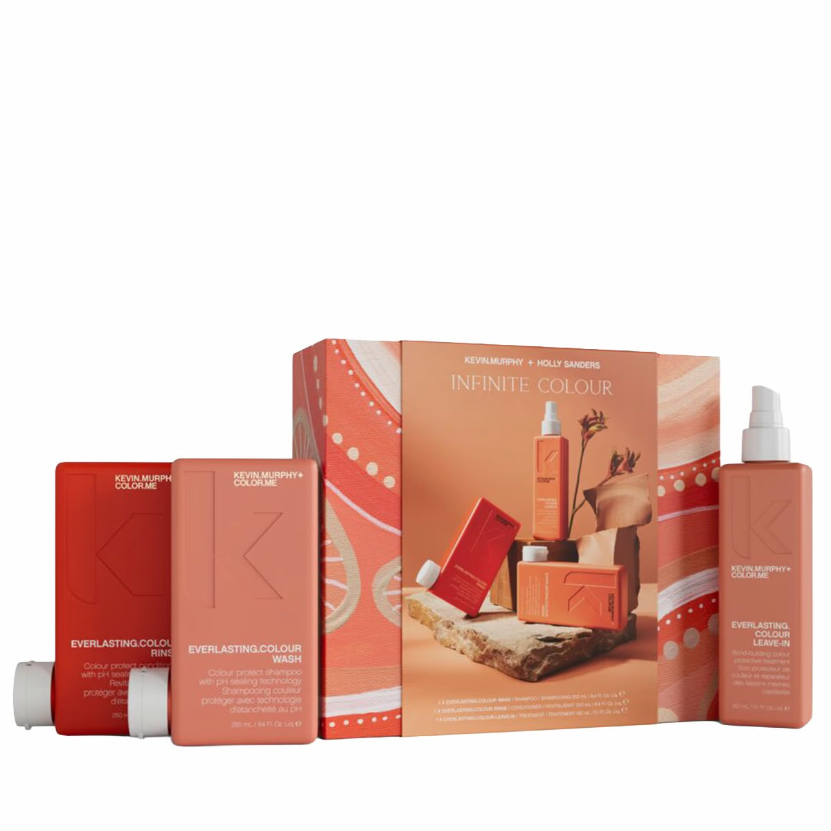 Set Kevin Murphy: Everlasting Colour Wash, Hair Shampoo, 250 ml + Everlasting Colour Rinse, Hair Colour Conditioner, Color Protection, 250 ml + Everlasting Colour Leave-In, Hair Leave-In Cream Treatment, 150 ml - Feel You
