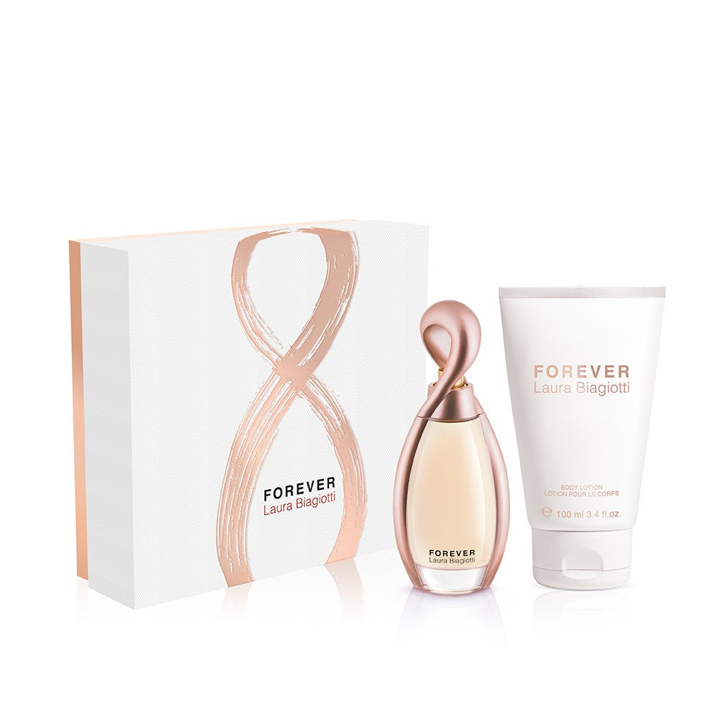 Set Laura Biagiotti: Forever, Eau De Parfum, For Women, 60 ml + Forever, Hydrating, Body Cream, Body, 100 ml - Feel You