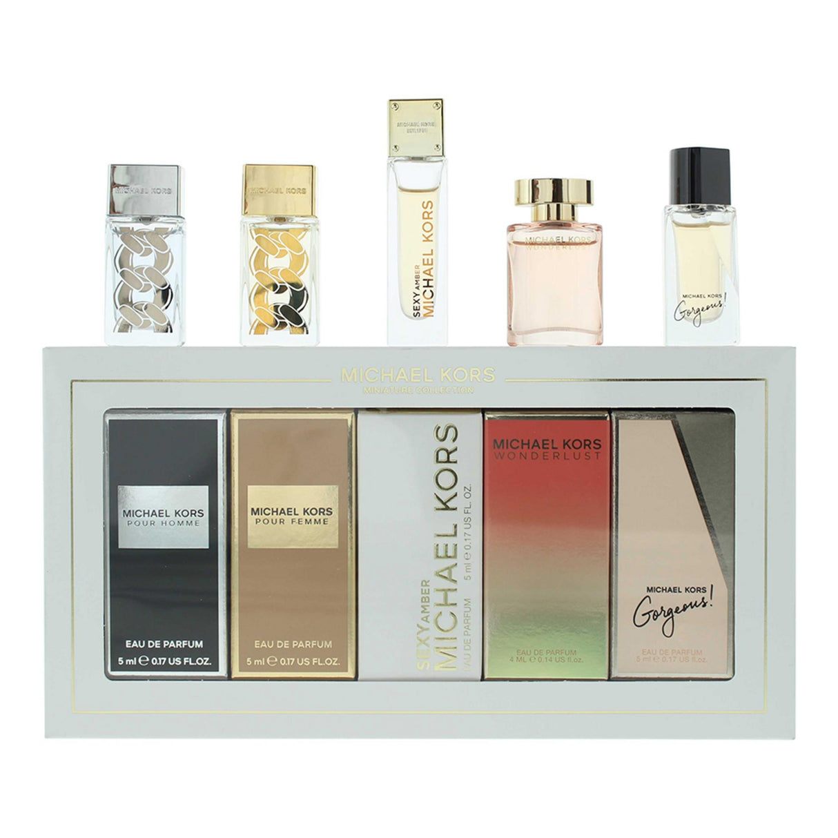 Set, Michael Kors, Miniatures, Eau De Parfum, For Women, 5 pcs, 5 ml *Miniature - Feel You