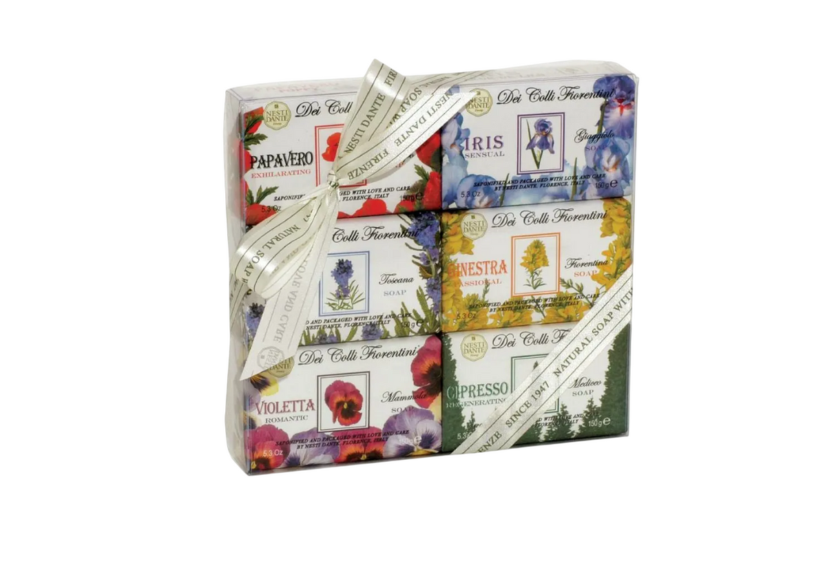 Set, Nesti Dante, Dei Colli Fiorentini, Soap Bar, 6 pcs, 150 g - Feel You