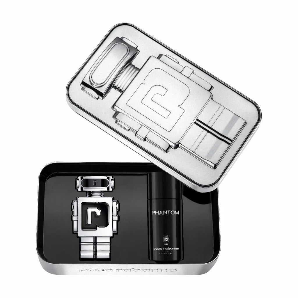 Set Paco Rabanne: Phantom, Eau De Toilette, For Men, 100 ml + Phantom, Deodorant Spray, For Men, 150 ml - Feel You