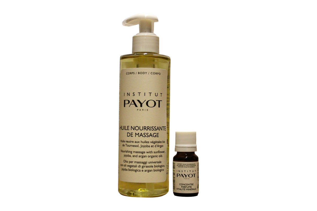 Set Payot: Pro Huile, Nourishing, Massage Oil, 250 ml + Vitalite Minerale, Essential Oil, 10 ml - Feel You