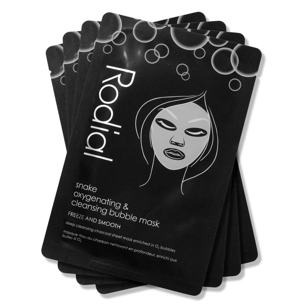 Set, Rodial, Snake, Cleansing, Sheet Mask, For Face, 4 pcs, 22 g - Feel You