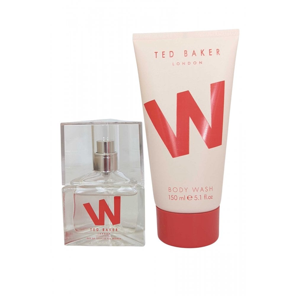 Set Ted Baker: W, Eau De Toilette, For Women, 30 ml + W, Cleansing, Shower Gel, All Over Body, All Skin Types, 150 ml - Feel You