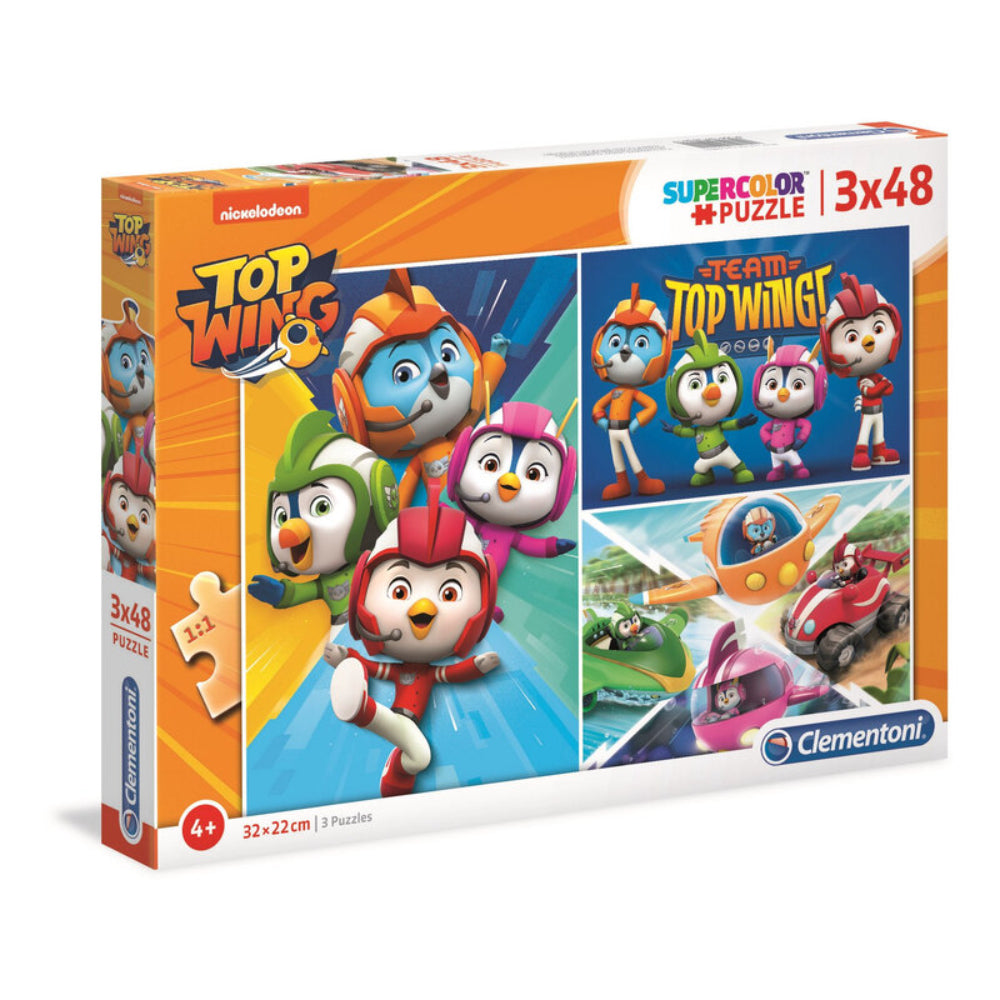 Set Trio, Clementoni, Top Wings, Puzzle, For Boys, 4+ years, 3x48 pcs - Feel You