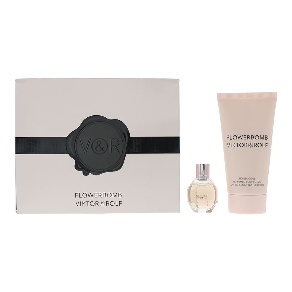 Set Viktor & Rolf: Flowerbomb, Eau De Parfum, For Women, 7 ml + Flowerbomb, Smooth, Body Lotion, Body, 50 ml - Feel You