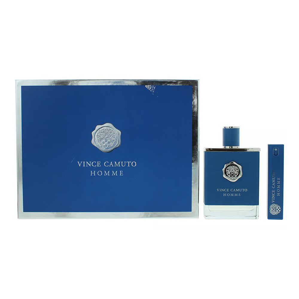 Set Vince Camuto: Homme, Eau De Toilette, For Men, 200 ml + Homme, Eau De Toilette, For Men, 15 ml - Feel You