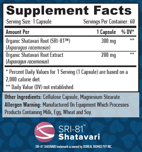 Shatavari SRI-81 / 60 Vcaps - Feel You