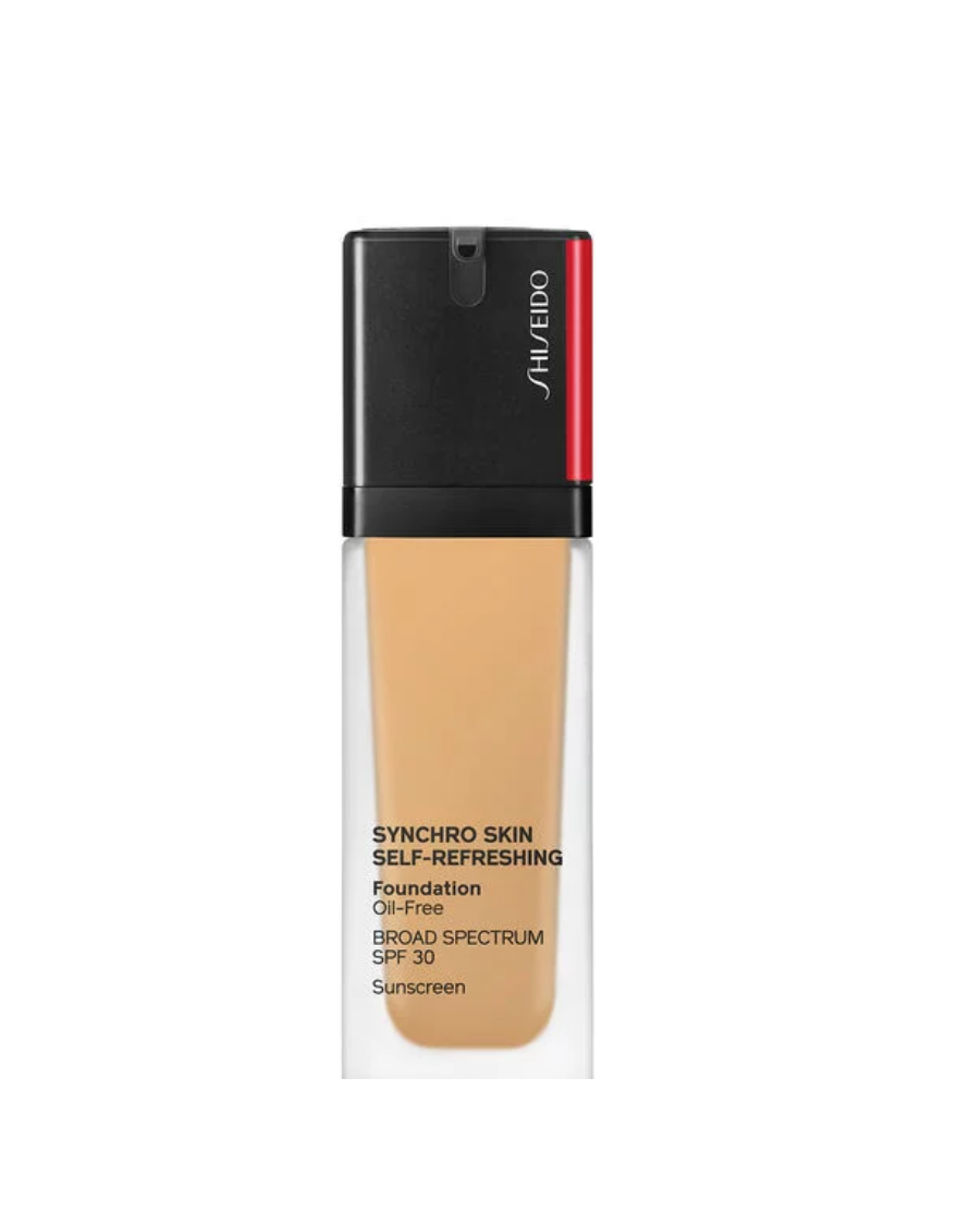 Shiseido, Synchro Skin Self-Refreshing, Oil-Free, Liquid Foundation, 340, Oak, SPF 30, 10 ml *Tester - Feel You