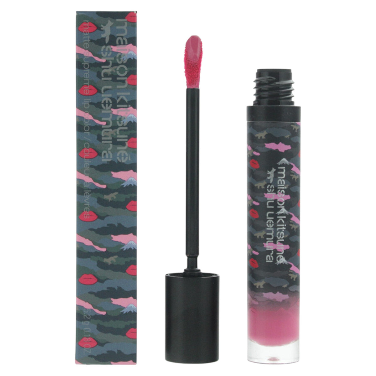Shu Uemura, Maison Kitsune, Hydrating, Cream, Cream Lipstick, 378, Pink, 5.2 g - Feel You