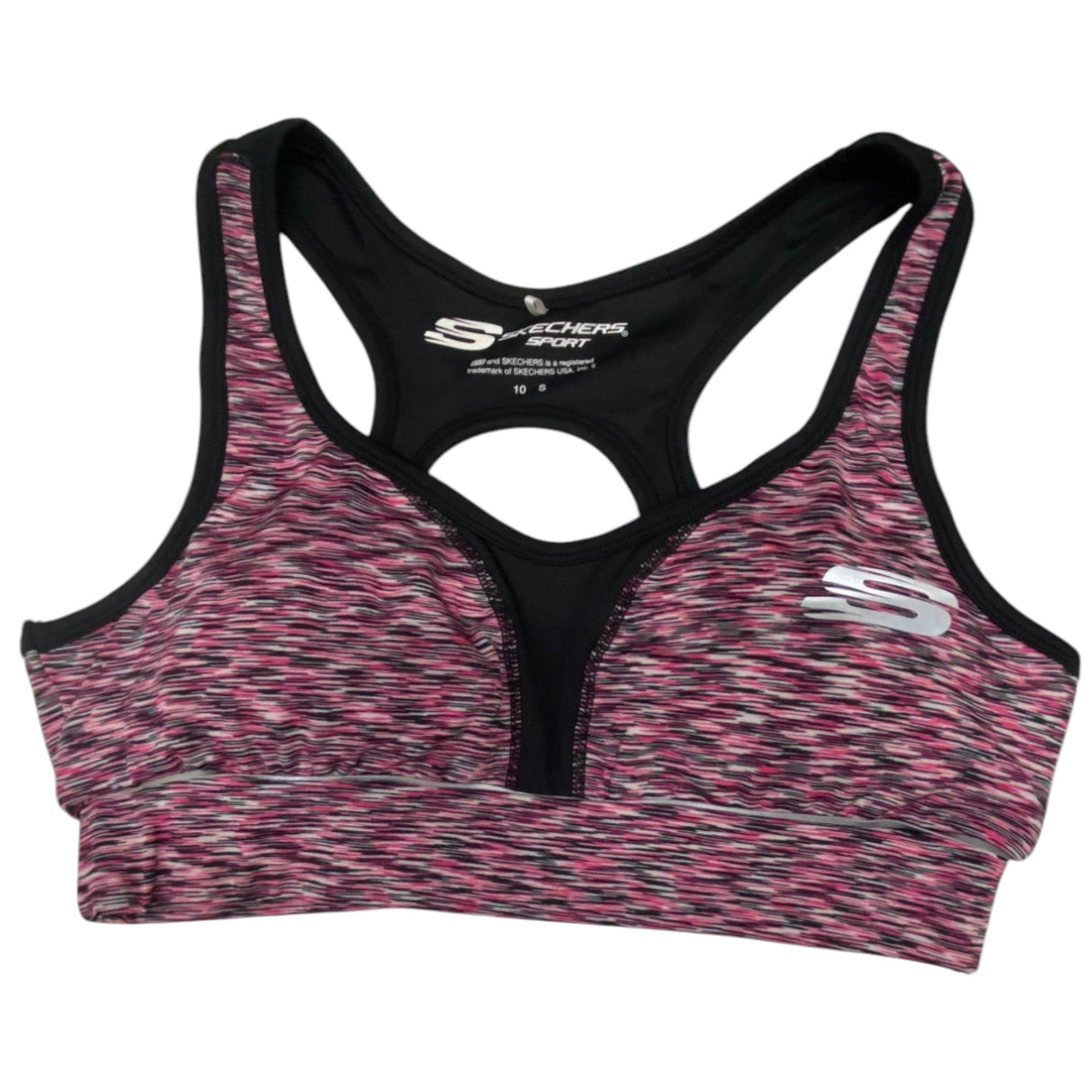 Skechers, Erinlined, Sports Women Synthetic Bra, Magenta, For Women, Size 10 - Feel You
