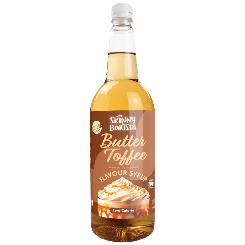 Skinny Barista Zero Calorie Coffee Syrup | Butter Toffee - 1000 мл - Feel You
