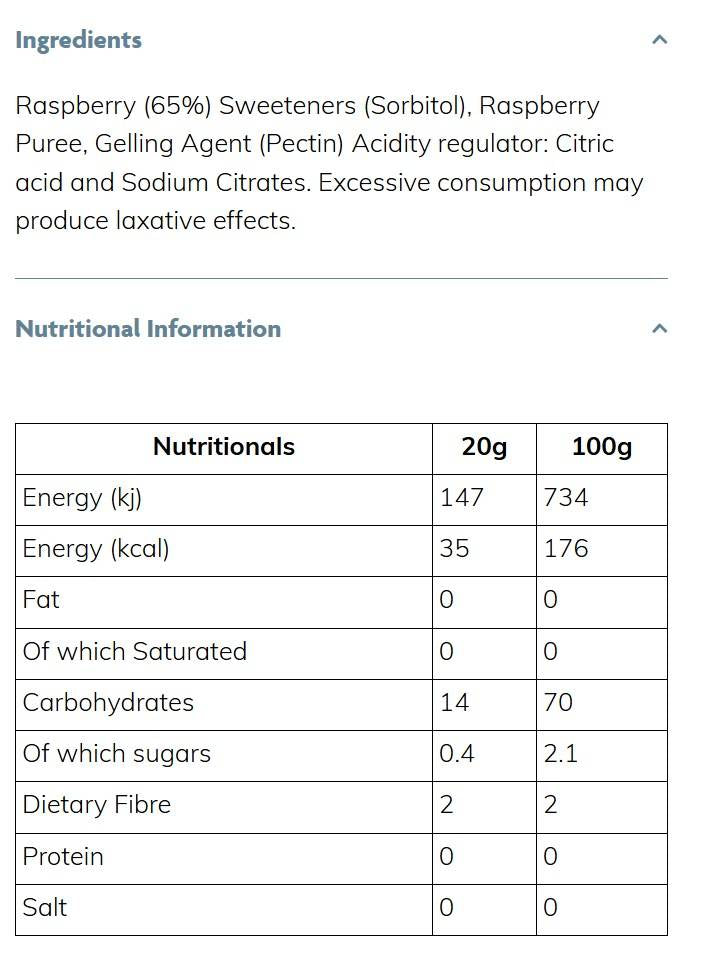 Skinny Jam | Raspberry - 340 грама - Feel You