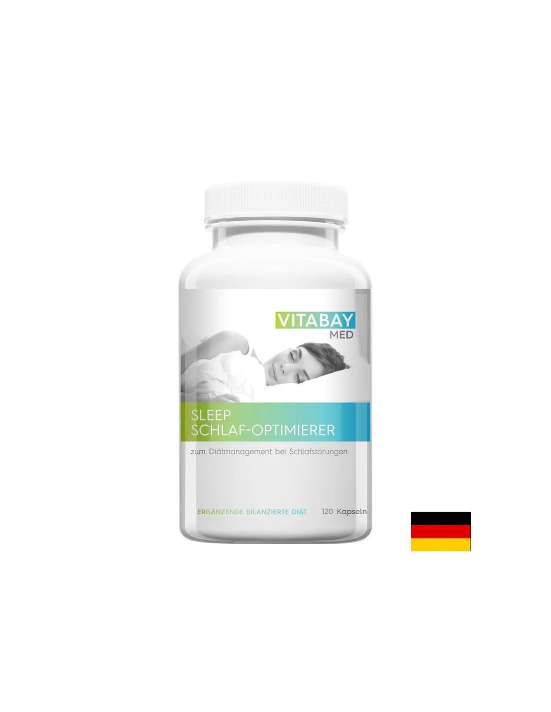 Стрес и добро настроение - Маточина Sleep Schlaf Optimizer MED®, 300 mg х 120 V капсули - Feel You