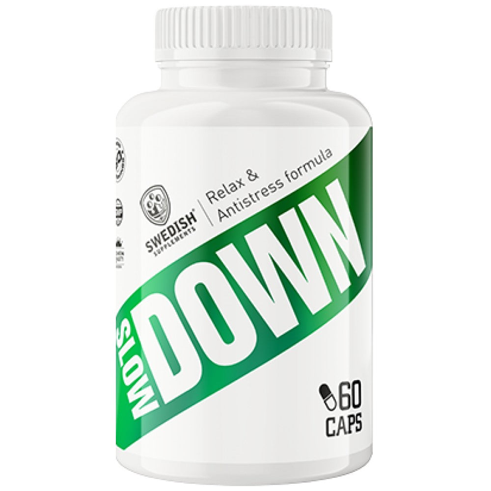 Slow Down | Relax & Antistress Formula - 90 капсули - Feel You