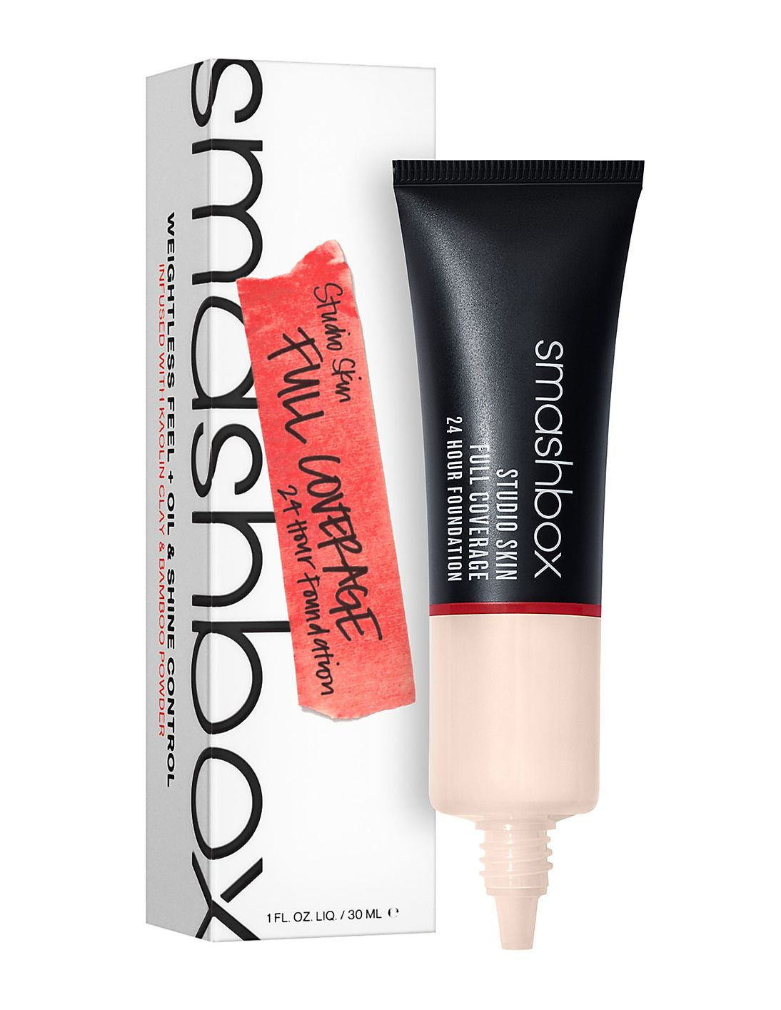 Smashbox, Studio Skin, High Cover, Liquid Foundation, 1, Fair Undertone Cool With Hints Of Peach, 30 ml - Feel You