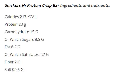 Snickers Crisp / Hi-Protein Bar - 57 грама - Feel You