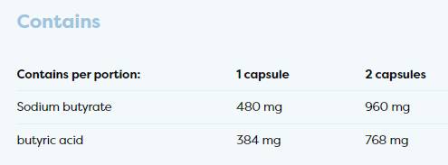 Sodium Butyrate SR 960 mg | Sustained Release - 120 капсули - Feel You