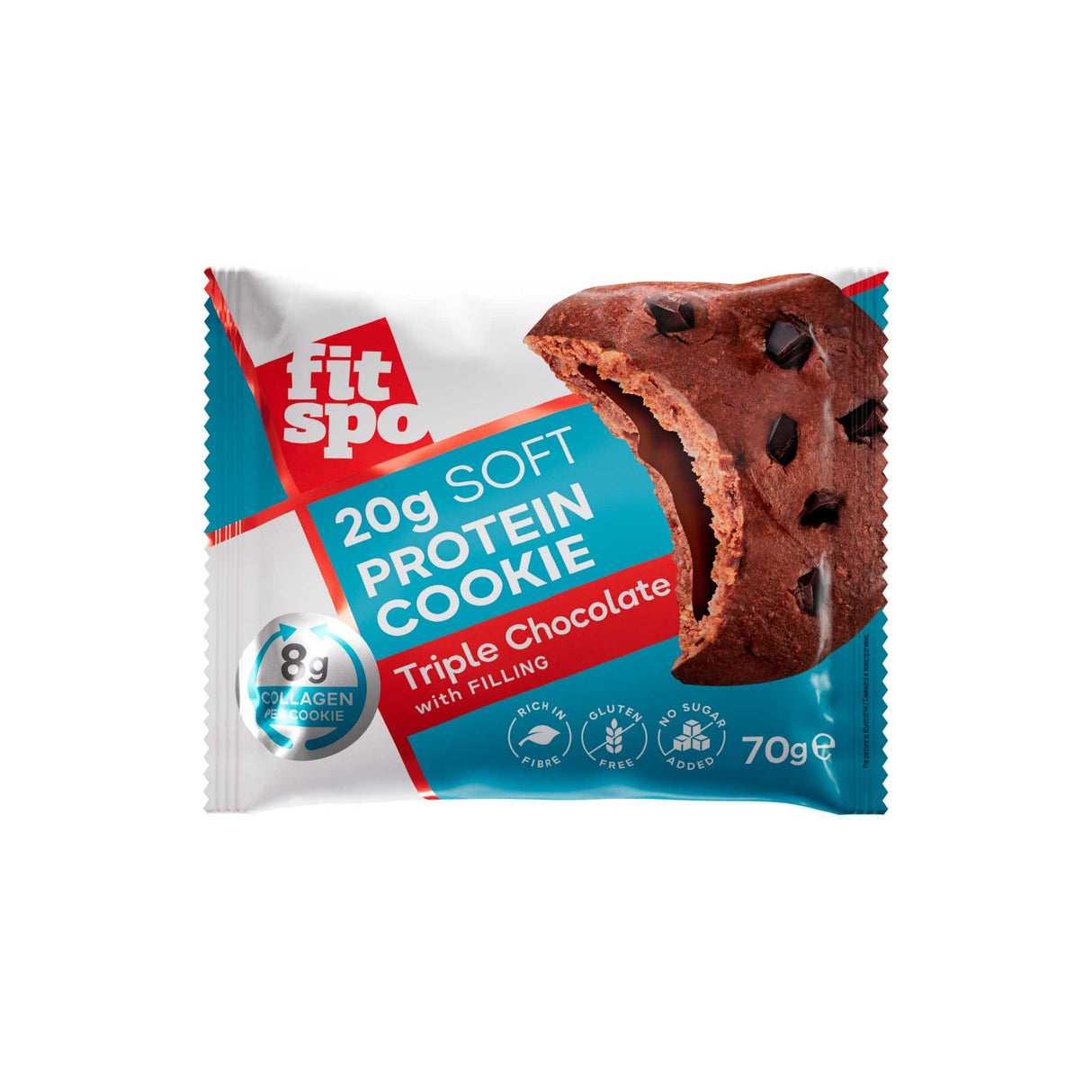 Soft Protein Cookie | with 8g Collagen & No Added Sugar - 70 грама - Feel You