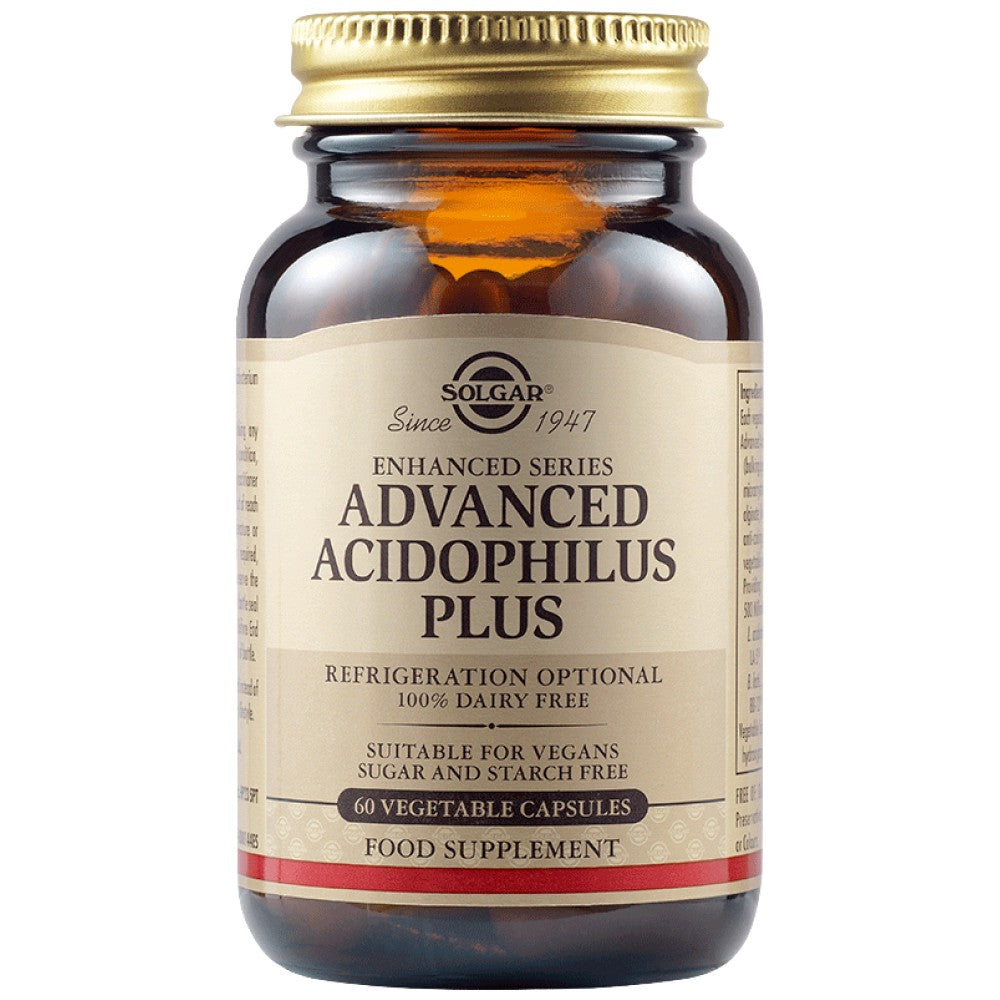 Solgar Advanced Acidophilus Plus - 60 капсули - Feel You