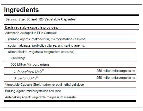 Solgar Advanced Acidophilus Plus - 60 капсули - Feel You