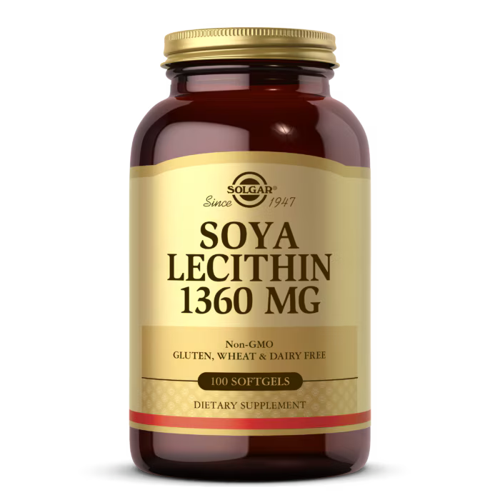 Solgar Lecithin / Soya Unbleached 1360 mg - 100 Гел капсули - Feel You