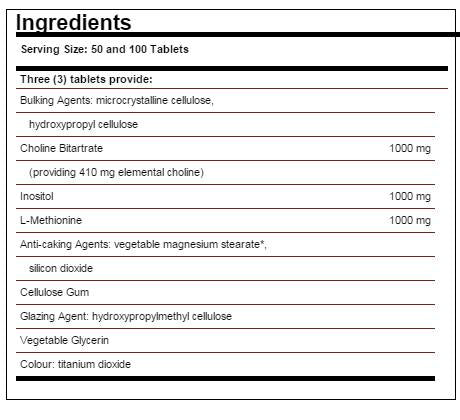 Solgar Lipotropic Factors - 50 Таблетки - Feel You