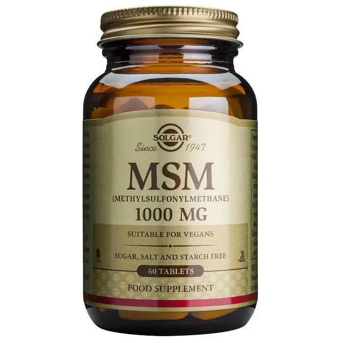 Solgar MSM 1000mg 60 Tablets - Feel You