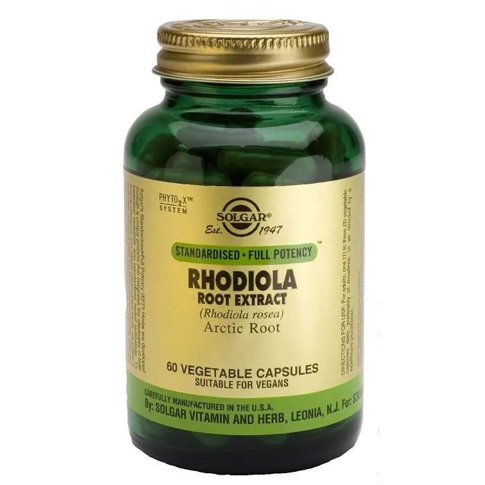 Solgar Spf Rhodiola Root 60 Capsules - Feel You