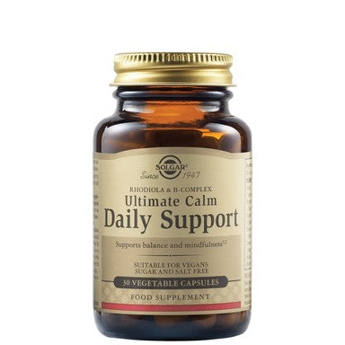 Solgar Ultimate Calm Daily Support Формула с радиола и B-комплекс x30 капсули - Feel You