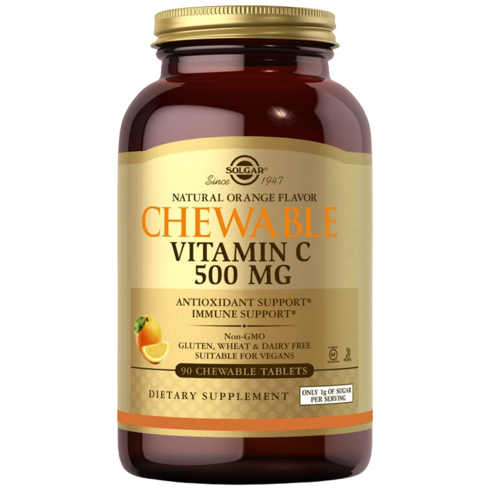 Solgar Vitamin C 500mg Chewable - 90 Дъвчащи таблетки - Feel You