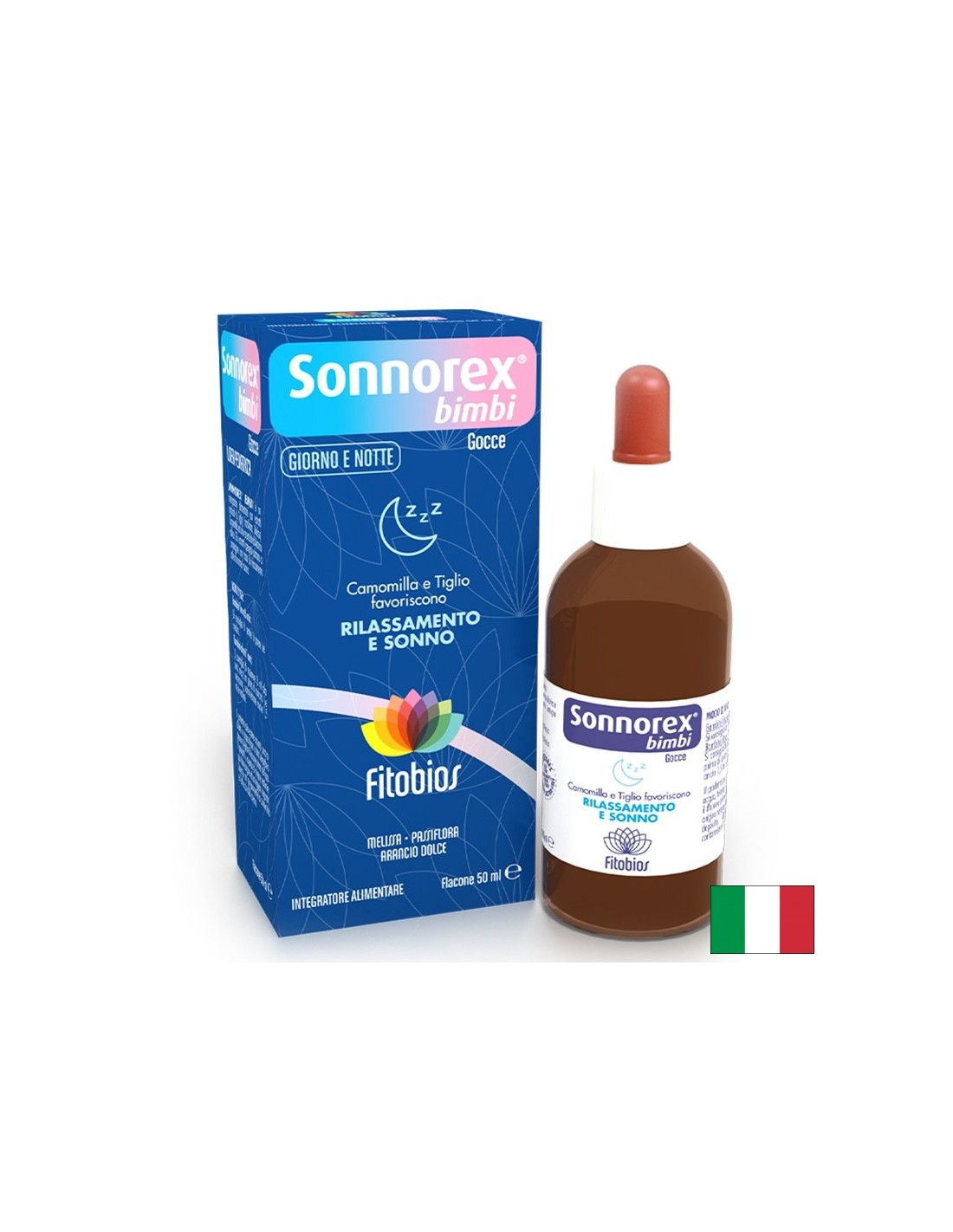 Спокоен сън и баланс при деца с липа, маточина и пасифлора Sonnorex Bimbi, 50 ml капки - Feel You