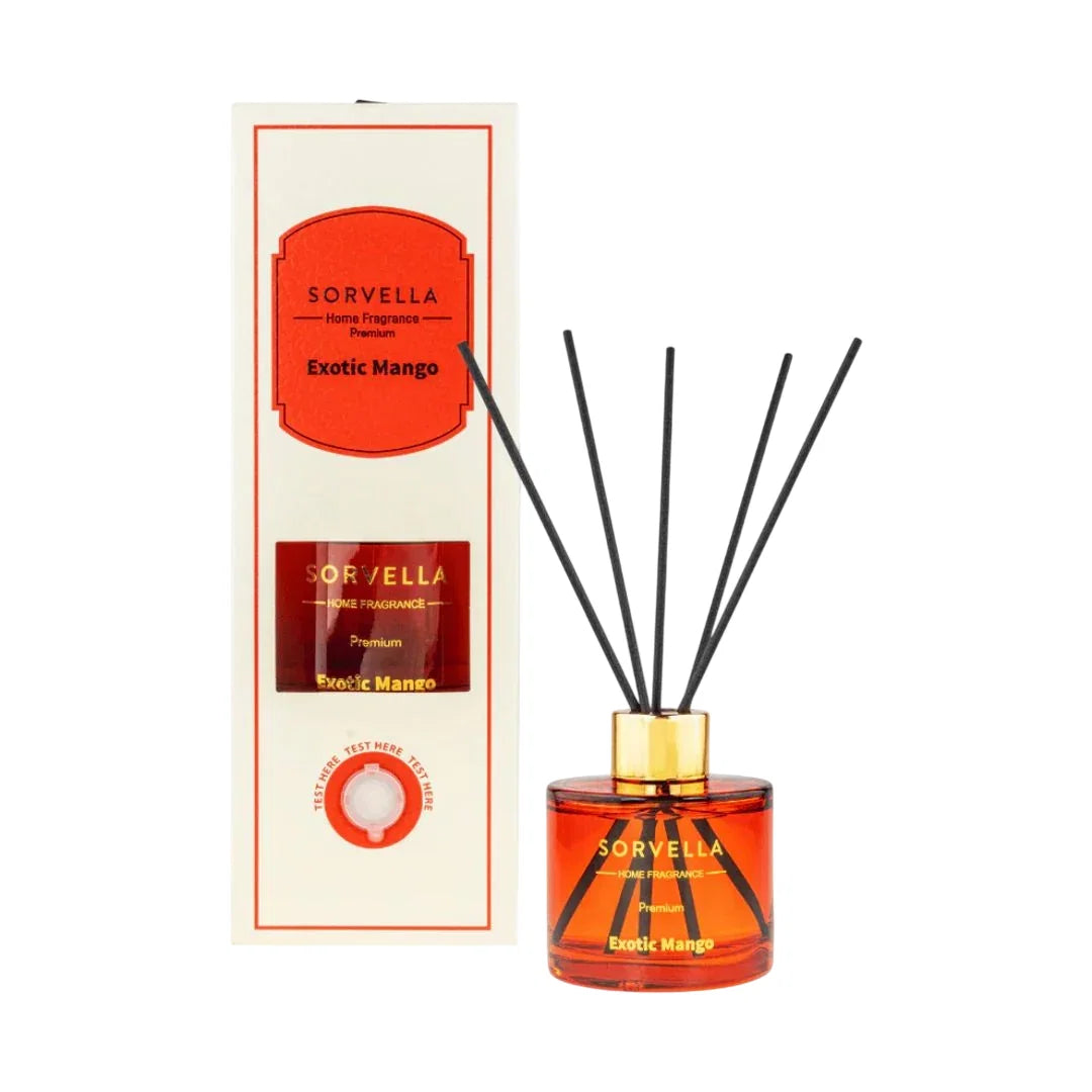 Sorvella, Exotic Mango, Fragrance Sticks, Aroma Reed Diffuser, 120 ml - Feel You