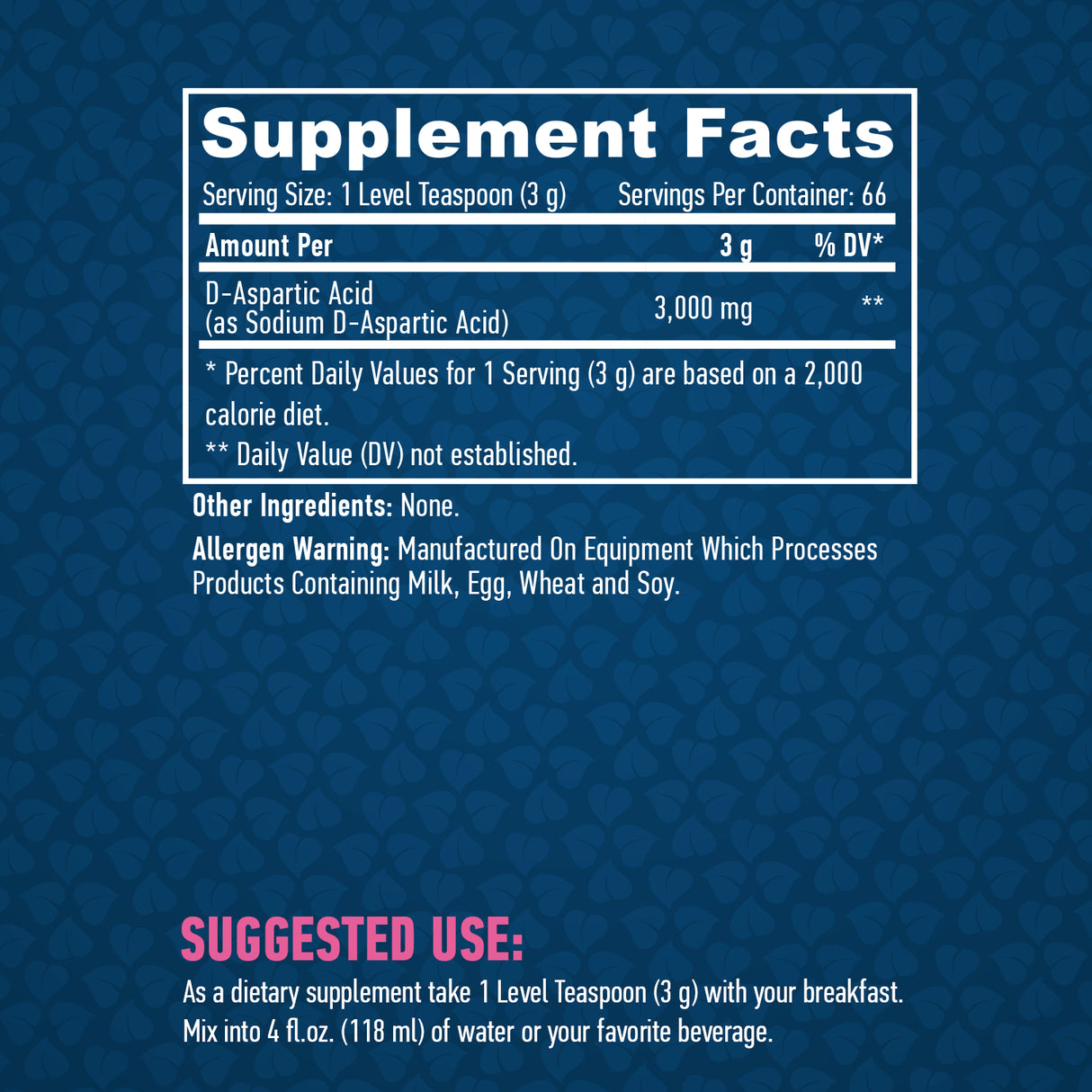 Sports D-Aspartic Acid / 200 g - Feel You