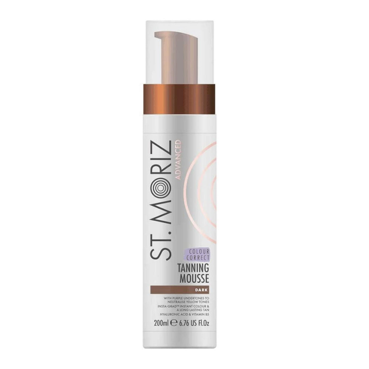 St. Moriz, Colour Correcting Tanning, Bronzed Tan, Self-Tanning Mousse, For Face & Body, 200 ml - Feel You