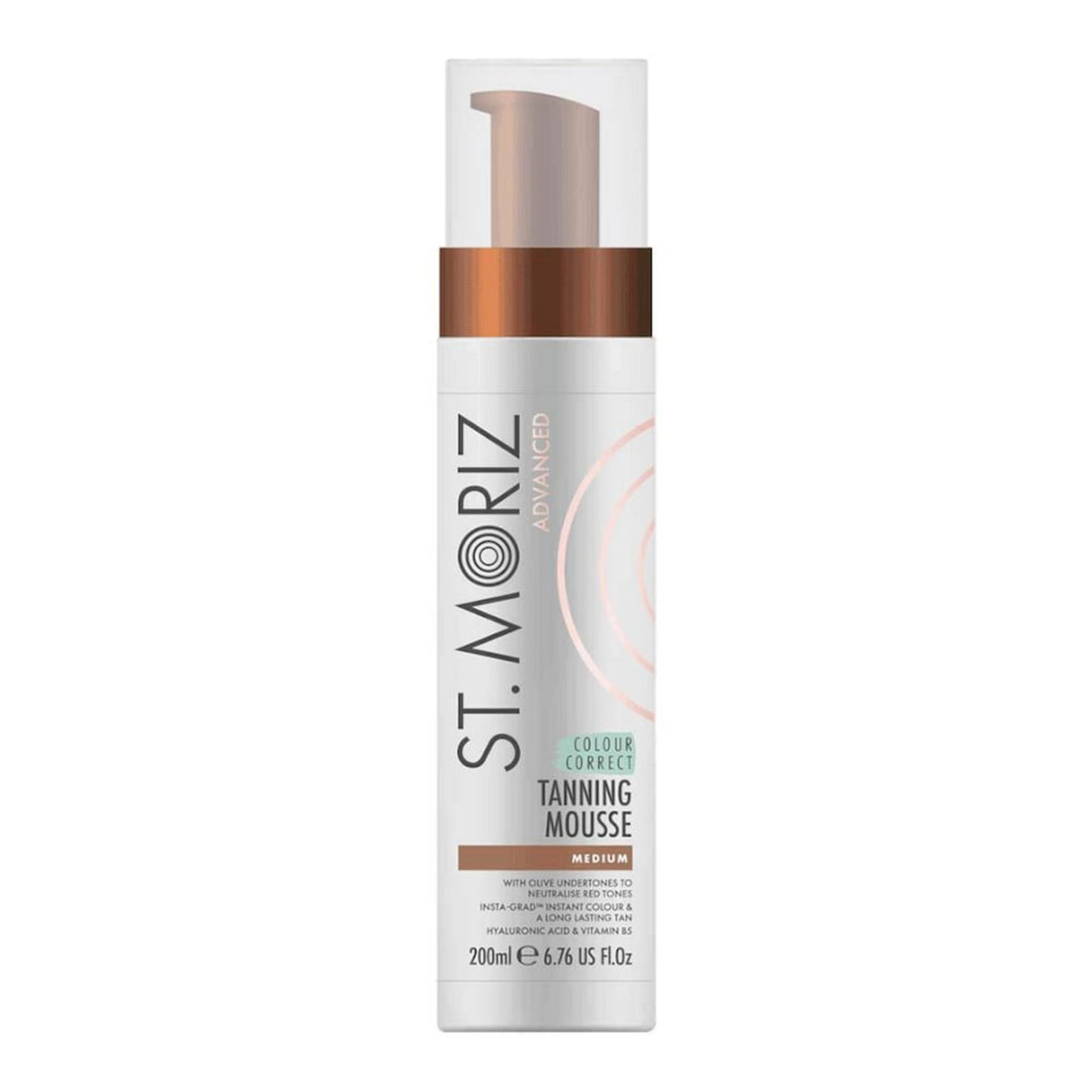 St. Moriz, Colour Correcting Tanning, Hydration, Self-Tanning Mousse, For Face, 200 ml - Feel You