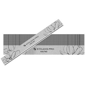 Staleks - Expert 20 100/180 Straight Mineral Nail File - Minerální pilník na nehty rovný 25 ks - Feel You