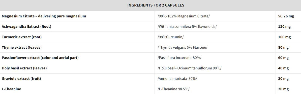 Stress Hepa | Magnesium & L-Theanine - 60 капсули - Feel You
