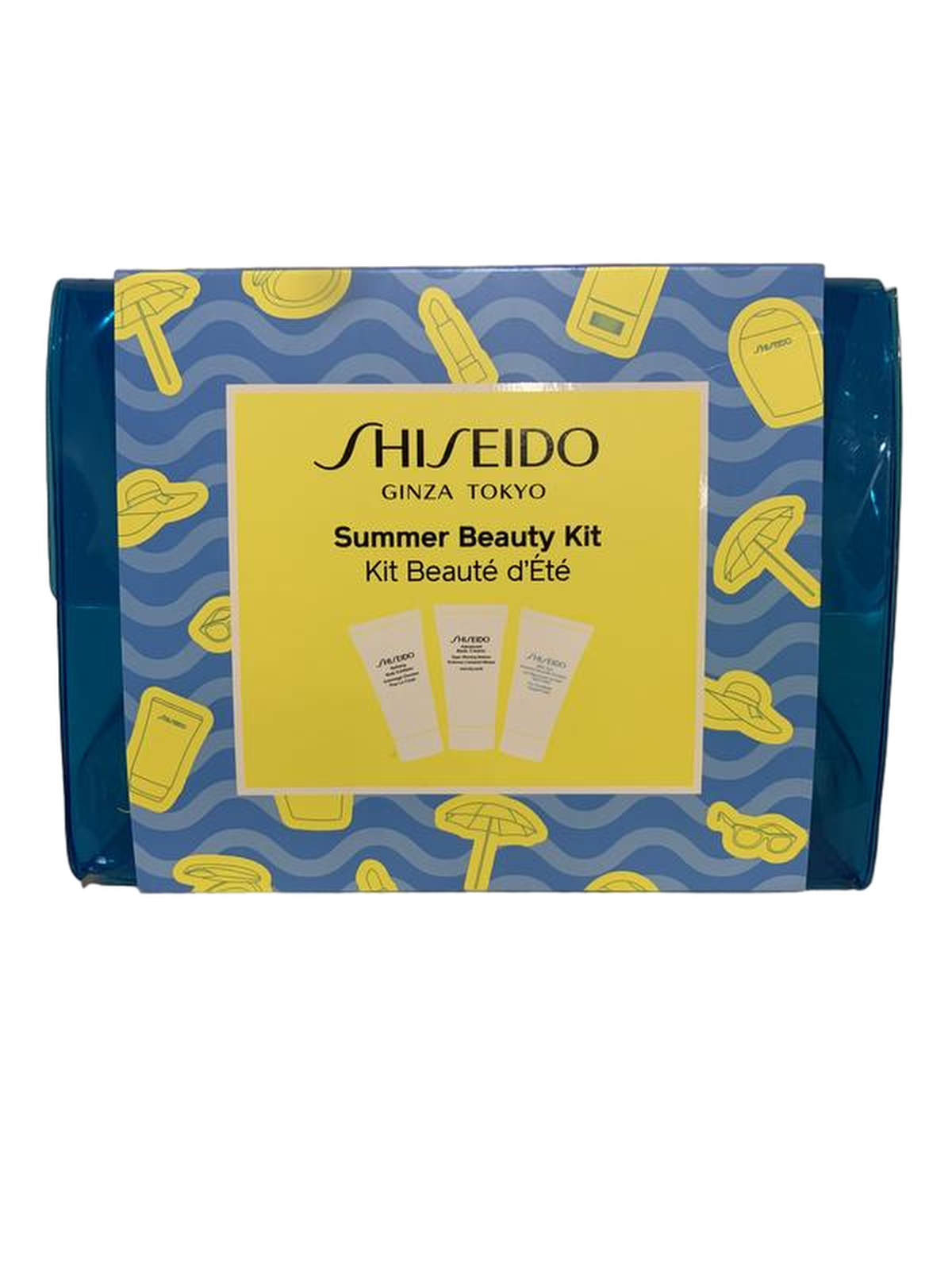 Ginza Tokyo - Summer Beauty Set Shiseido: After-Sun - Intensive Recovery, Repairing, After-Sun Emulsion, 30 ml + Advanced Body Creator - Super Slimming Reducer, Sculpting, Concentrate, 30 ml + Refining, Hydrating, Exfoliating Lotion, 30 ml - Feel You
