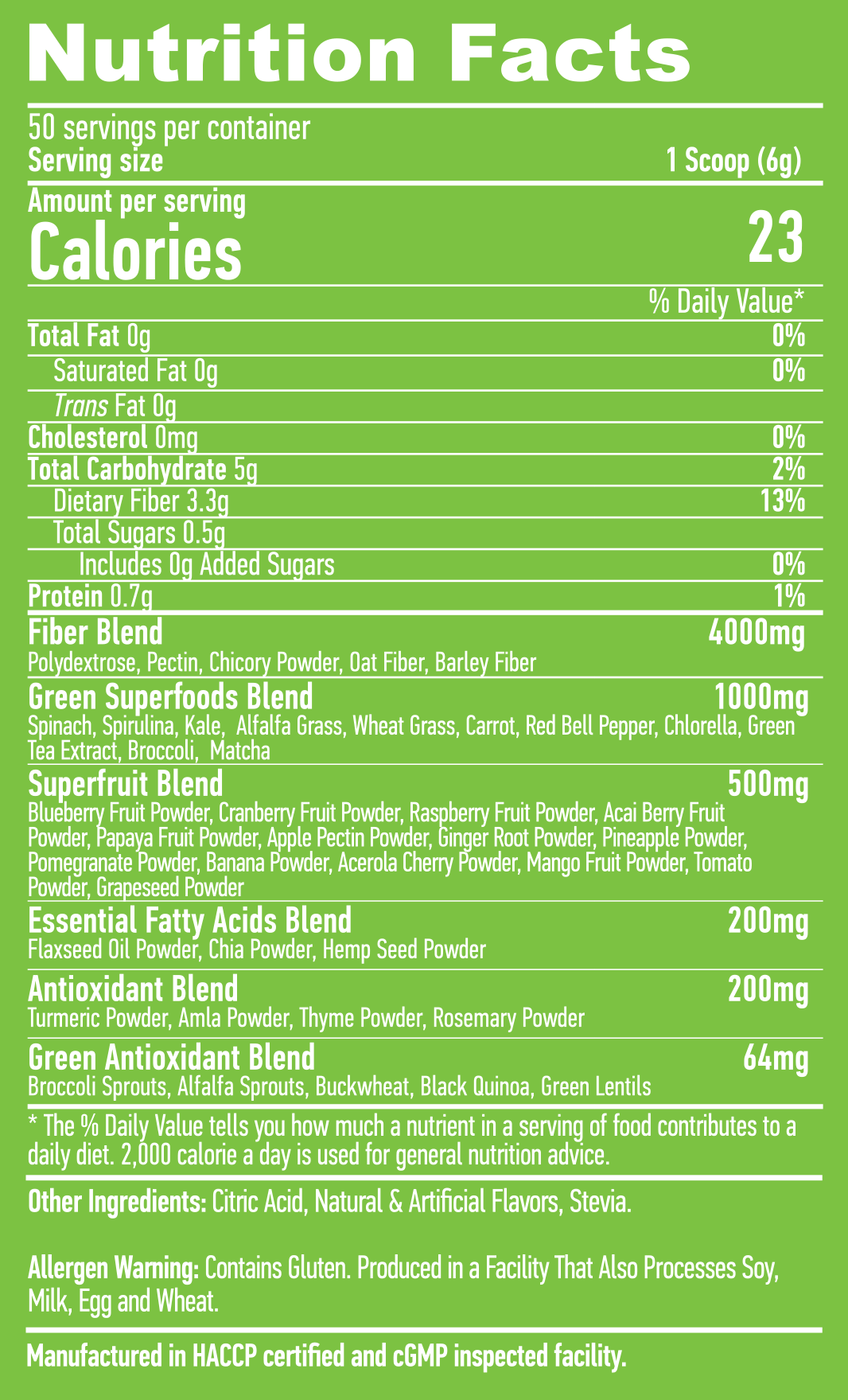 Super Greens - 0.300 kg - Feel You