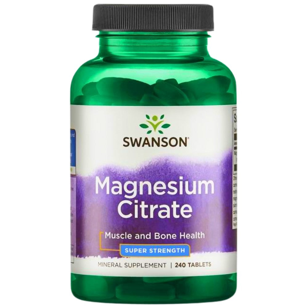 Super-Strength Magnesium Citrate 225 mg 240 Таблетки - Feel You
