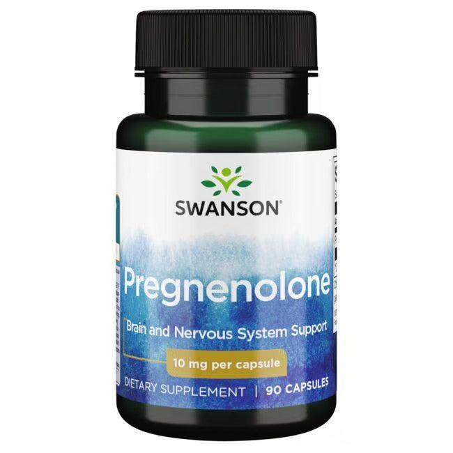Swanson Pregnenolone 10 Mg Per Capsule Brain And Nervous System Support 90 Capsules - Feel You