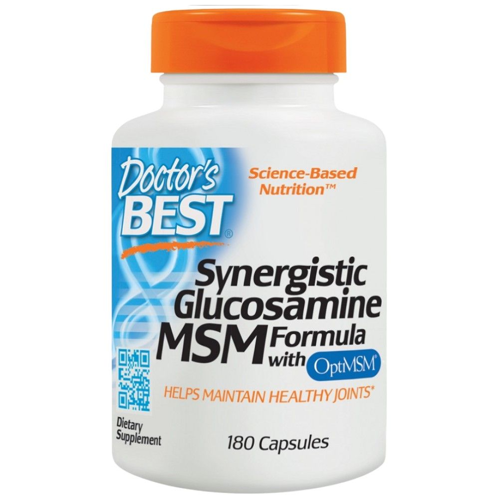 Synergistic Glucosamine MSM Formula | With OptiMSM - 180 капсули - Feel You