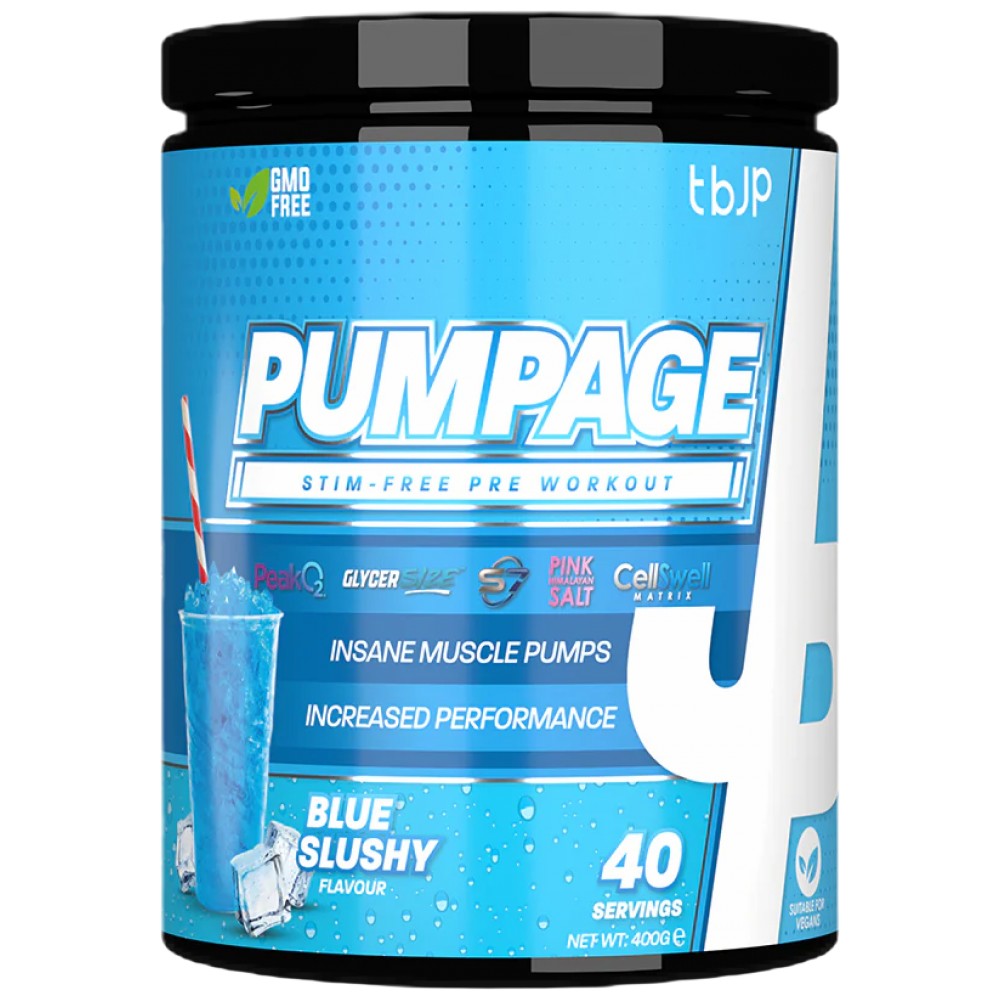 TBJP Pumpage | Stim-Free Pre-Workout - 400 грама - Feel You