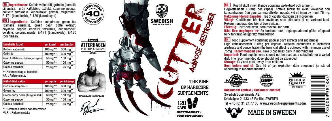 THE CUTTER | Thermogenic Adipose Destroyer - 120 капсули - Feel You