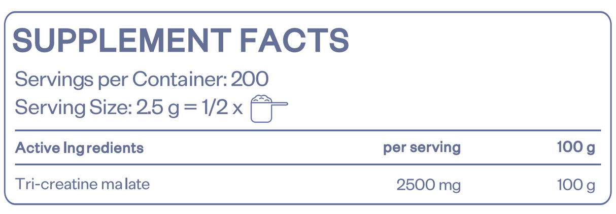 TRI CREATINE MALATE - 500 g - Feel You