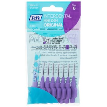 TePe - Interdental Brush Normal (1.1 mm purple 8 pcs) - interdental toothbrushes - Feel You