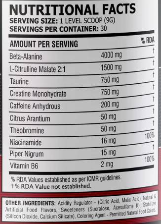 Teazer | Explosive Energy & Performance - 270 грама - Feel You