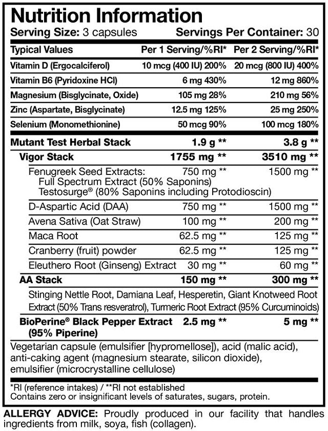 Test / 90 Caps - Feel You