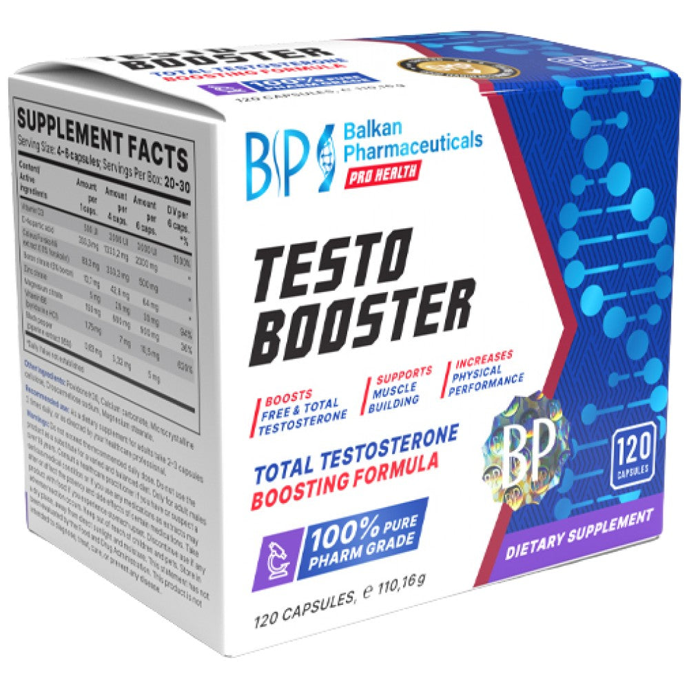 Testo Booster - 120 капсули - Feel You